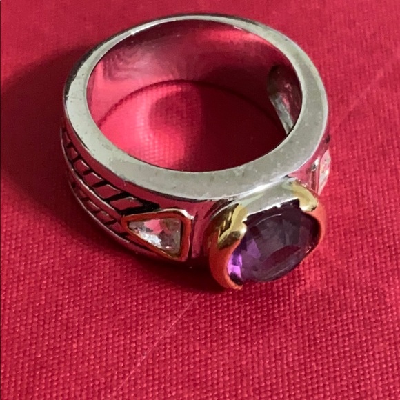 🖤Purple💕stone ring - Picture 7 of 11